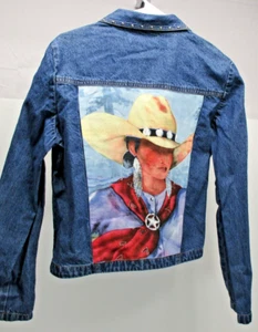 Doreman Burns COWGIRLS by Gordon & James Denim Jeansjacke - M Bandana Art - Bild 1 von 9
