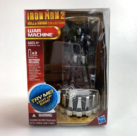 War Machine Iron Man 2 Movie Marvel Universe Hall Of Armor 3.75" Figure New 2010 Cover