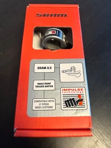 NEW SRAM X-9 Impulse Technology LEFT shifter 3s Silver NEW - Picture 1 of 3