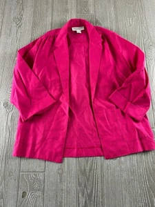 Vintage NORDSTROM TOWN SQUARE Pink Blazer Size 10 Womens - Picture 1 of 8