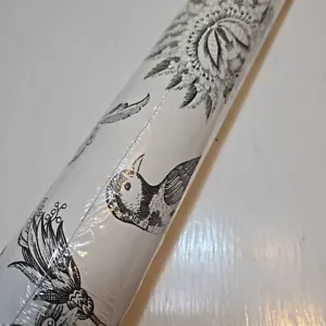 Stroheim & Romann Eversfield Wallpaper Black White Triple Roll - Picture 1 of 7