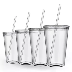 Maars Classic Insulated Tumblers 16 Oz | Double Wall Reusable Plastic Acrylic Cl - Picture 1 of 8
