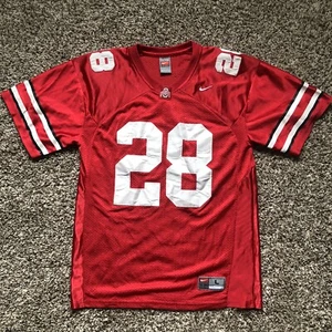 Nike Team Ohio State Trikot Football NCAA rot #28 Herren Größe Large LESEN - Bild 1 von 6