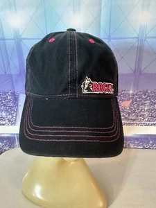 Rocky Boots Hat Cap Black Pink Ram Logo Pink Strapback LW00053 BLK/OX Womens - Picture 1 of 8