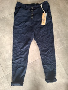 ITALY Melly&CO Boyfriend Jeans Style Gr.M dunkelblau MC-8197A-3 TOP TREND - Bild 1 von 3