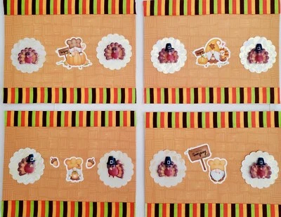 Handmade Greeting Cards -(set of 8) Fall Celebration Blank Cards with Envelopes - Image 1 of 4