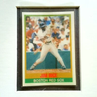 #173 Jim Rice 1989 Sportflics Base Card Boston Red Sox - Image 1 of 2