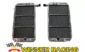 Radiator for Ferrari Testarossa 4.9L 5.0L 1984-1991 left & right 70mm Core - Foto 1 di 6