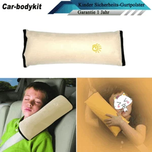 Beige Sicherheits-Gurtpolster Autogurtpolster Schulterpolster kind Schlafkissen - Bild 1 von 7