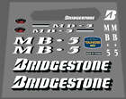 Bridgestone MB-5 1992 Aufkleber Set