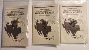 Three Vintage Horny Toad Lapel Pins - Picture 1 of 5