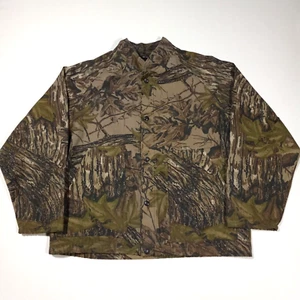 Medium Vintage 90s Realtree Lightweight Rip Stop Cotton Camouflage Jacket - Picture 1 of 12
