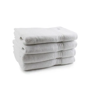 4pc Onkaparinga Flinders Premium Bathroom Towels 69x140cm Cotton 600GSM White - Picture 1 of 2