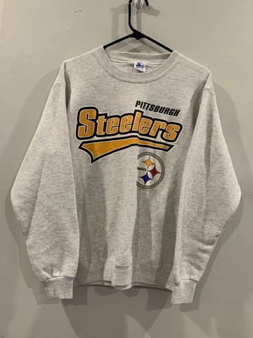 Vintage 1995 Starter Pittsburg Steelers Youth 14-16 Crew Neck Sweater Cover