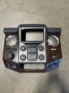 2013-2016 FORD F250 F350 LARIAT EDITION Dash Wood Trim Bezel Vents & climate - Picture 1 of 3