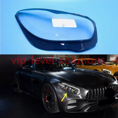 Right Side Headlight Lens Clear Cover + Glue For Mercedes-Benz AMG GT 2016-2018 - Изображение 1 из 4