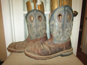 Botas de Vaquero de Trabajo Twisted X Hombres 13 D Stock MXBA005 Puntera Comp - Imagen 1 de 9