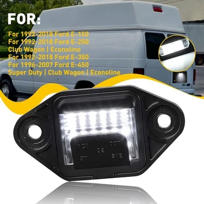 Luz de matrícula LED para Ford E-150 E-250 E-350 E-450 Econoline E-550 Super D Foto 1 de 4