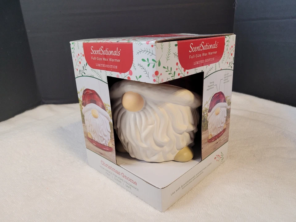 Christmas Gnome Santa Full Size Wax Warmer Limited Edition ScentSationals