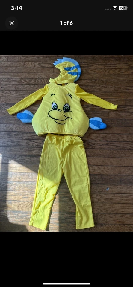 Disney Platija 3 Piezas Niños Disfraz La Sirenita Halloween Talla 2T Foto 1 de 1