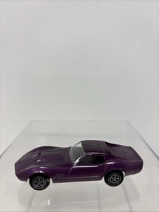 Vintage 1969 Kenner Zip Strip Purple 70s Corvette Stingray Toy Car (1:64) Scale - Picture 1 of 14