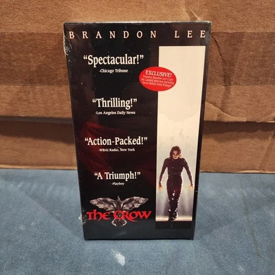 The Crow VHS NEW Sealed Tape Vintage 1994 Brandon Lee Action Movie Miramax - Image 1 of 4