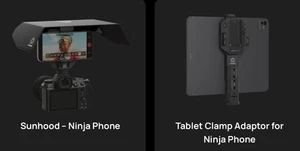 Téléphone Atomos Ninja pour Video Pro - Neuf scellé avec adaptateur iPad et pare-soleil - Photo 1 sur 3