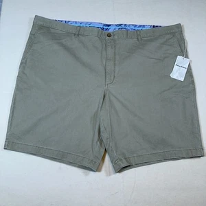 Tommy Bahama Boracay Short Mens 50RG Khaki Flat Front Stretch Casual Shorts - Picture 1 of 7