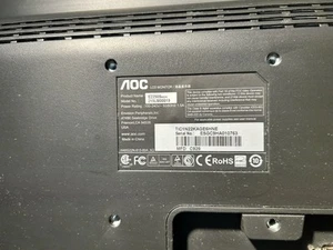 AOC LCD Monitor E2250Swdn 21.5" (215LM00019) Widescreen Flat Screen - GRADE A - Picture 1 of 3
