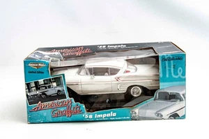 American Muscle 1958 Chevrolet Impala Ertl Diecast Car - American Graffiti Movie - Picture 1 of 5