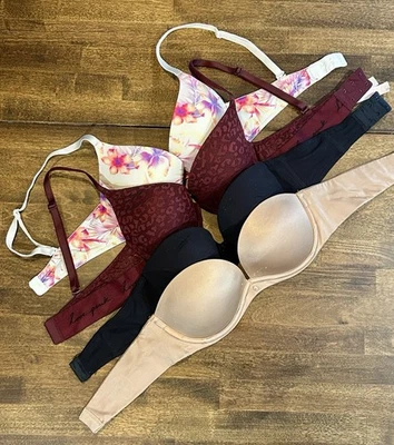 Victoria’s Secret & Pink Bra Lot Of 4 32B - Image 1 of 4