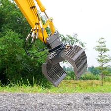 Metal Selector Grab Grapple for LESU 1/14 RC Hydraulic Carter CAT 374F Excavator