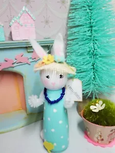 Casa delle bambole in miniatura coniglietto coniglio bambola - Foto 1 di 4