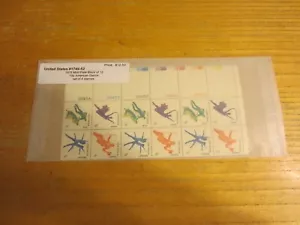 USA 1978 postfrischer Plattenblock mit 12 Briefmarken Scott #1752a .13 American Dance - Bild 1 von 2