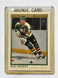 1990-91 O-Pee-Chee Premier Mike Modano #74 Rookie RC HOF - Picture 1 of 2