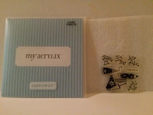 Close To My Heart -   PRETTY UP   A1052  -  ACRYLIC STAMP SET - NEW!  RETIRED - Picture 1 of 2