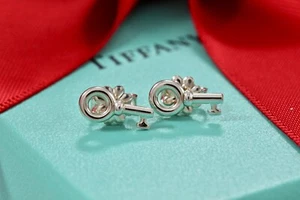 Tiffany & Co. Silber Mini Schlüssel Ohrringe - Bild 1 von 15