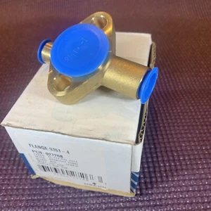 Emerson 9761-4 Flow Control Straight Thru Flange 027268 New - Picture 1 of 3