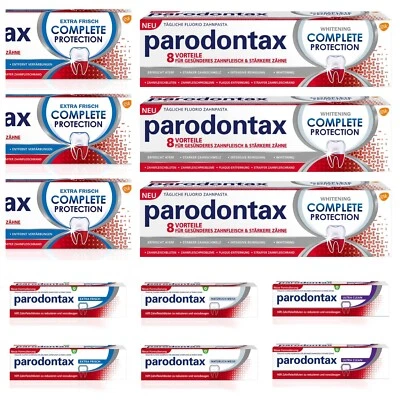 Parodontax Zahnpasta Zahncreme Sortiment 75ml ,MHD:2027, OvP Neu