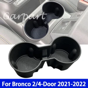 For Bronco 2/4 Door 2021 2022 TPE Center Console Cup Holder Insert - Imagen 1 de 7