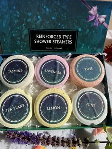 Shower Steamers Set Of 6 Aromatherapy With Essentials Oil And Fragrances - Picture 1 of 4