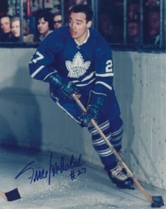 Autographed 8x10 FRANK MAHOVLICH Toronto Maple Leafs photo - w/COA - Picture 1 of 1