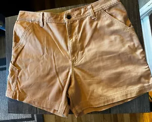 Pantaloncini in tela di canapa Patagonia tutte le stagioni nuovi con etichette / cuciture interne 5" / donna 14 - Foto 1 di 4