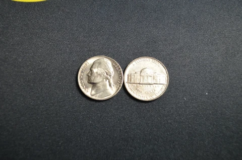 1954 S BU Jefferson Nickel From Original Roll Strong Luster Great Coin Cover