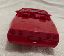 Ertl 1990 Chevrolet Corvette Convertible Bright Red Promo Car 1:25