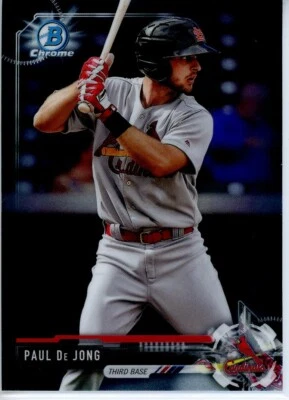 2017 Bowman Chrome Prospect #BCP26 Paul DeJong Cardinals - Image 1 of 2