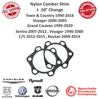 Cuña de nailon SPC +/-0,50 para Grand Caravan Voyager Sentra Routan C/V #71731 Foto 1 de 4