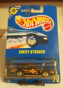 Hot Wheels Chevy Stocker 1990 Blue Card L๐K ๐ฅ๐ฅ๐ฏ๐ฅ - Picture 1 of 8