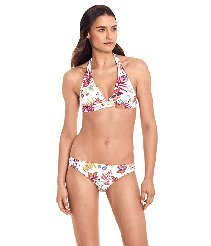 MSRP $56 Lauren by Ralph Lauren Women's Swim Floral Bottom ONLY Size 14 - Image 1 of 1
