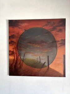 Original Surrealism Sky Clouds Landscape Oil Painting Fantasy Unique Art Mikahff - Picture 1 of 18